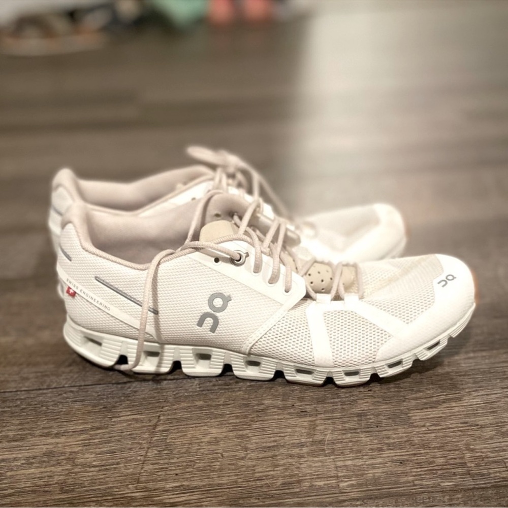 On Running White Athletic Shoes